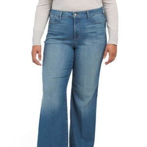 NYDJ Plus Stretch Addison Wide Leg Jeans NWT